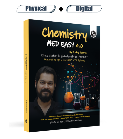 Digital-Book + Chemistry Med Easy | Notes, Formulas, Tips & Tricks for NEET/JEE & Board Exams | Pankaj Sir Chemistry Handwritten Notes