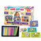 DIY Sand Art Activity Kit for Kids, Animal Themed Kit with 12 Fun Sand Colours, 12 Stickers Cards & 2 Bamboo Tools, Mess Free Art & Craft Kit for 4-8 Years Kids, Best Birthday/Return Gift