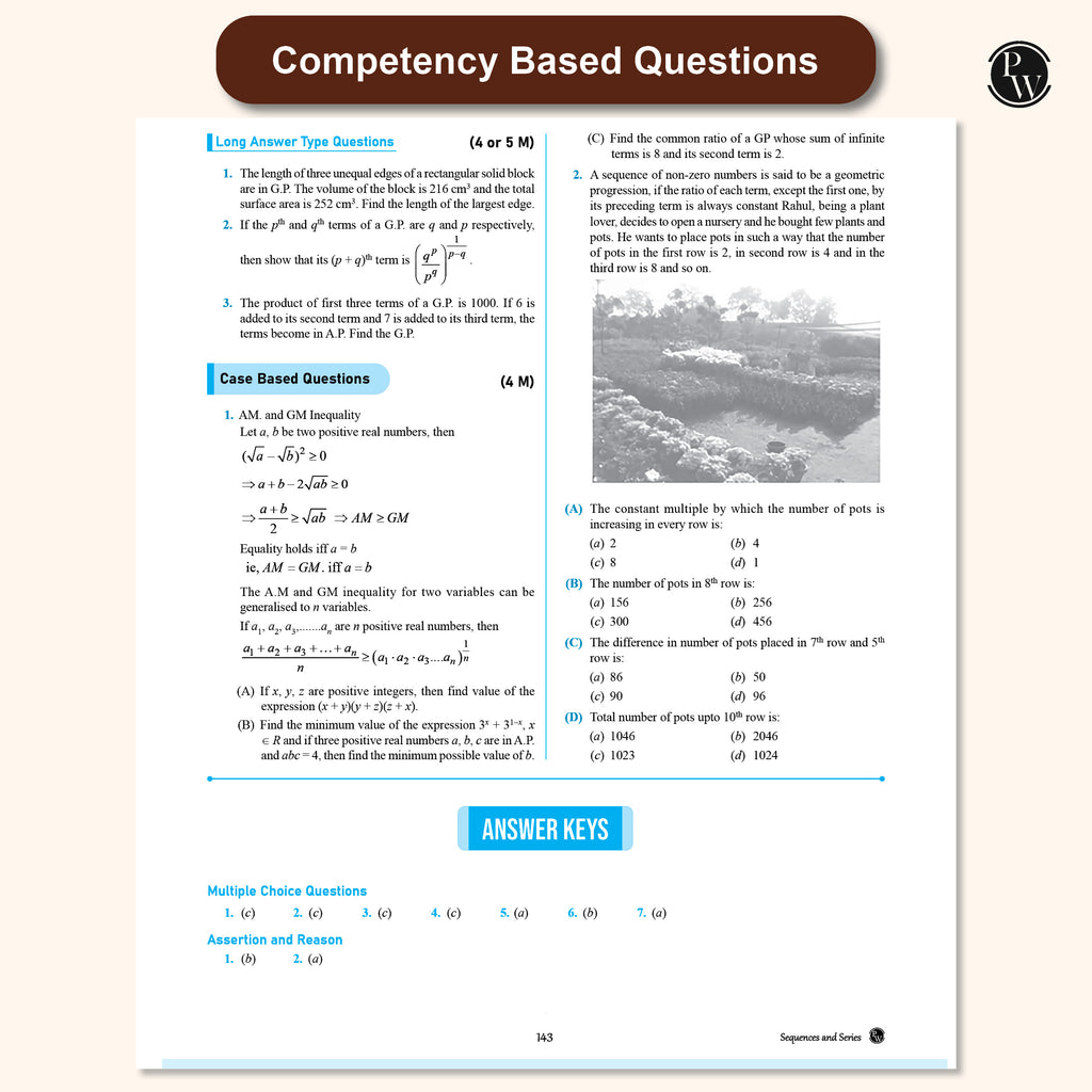 CBSE Question & Concept Bank (QCB) Class 11 Mathematics Chapter-wise and Topic-wise Solved Questions For 2026 Exams with Competency Based Question
