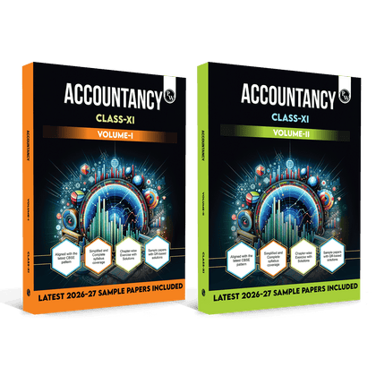 CBSE Class 11 Accountancy Volume 1 & 2 Combo Set of 2 Books | As Per Latest CBSE Pattern For 2026-27 Exams | Chapterwise Theory, Practice Questions with Detailed Explanation & Latest Sample Papers