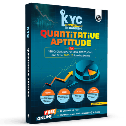 KYC Quantitative Aptitude | Chapterwise Theory, Exercise, Past Year Questions (PYQ) By Sumit Jaiswal For SBI PO, Clerk, IBPS PO, Clerk, RBI & Other Banking Exams 2025- 26 | Free 20 Online Tests