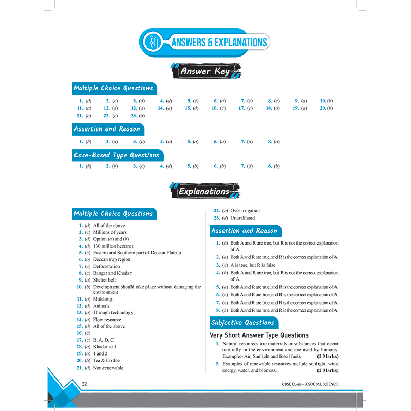 CBSE Class 10th Social Science Question & Concept Bank Chapterwise & Topicwise Exam 2023 - 2024 | Previous year paper covered