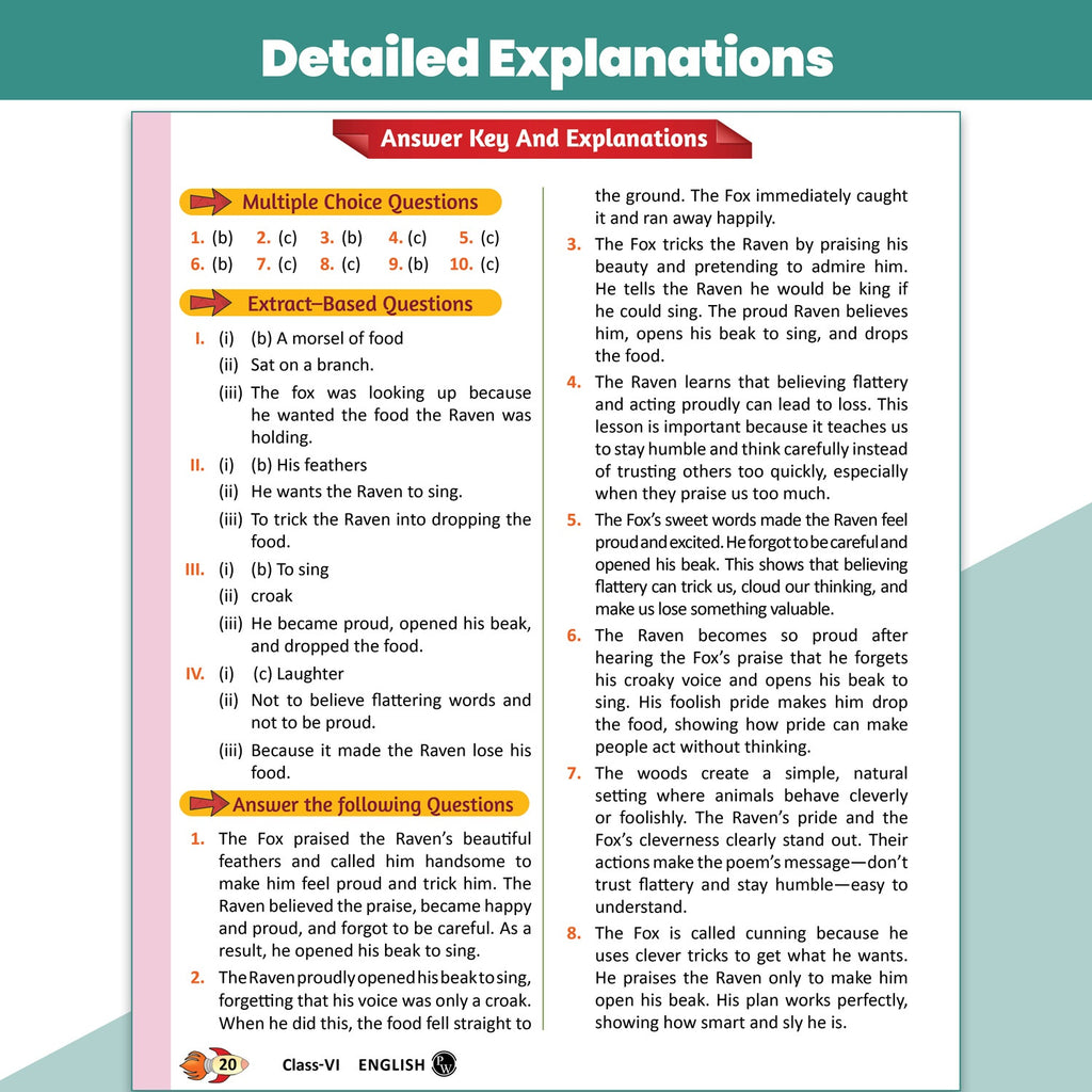 PW CBSE Class 6 New NCERT English Poorvi Concept & Question Bank For 2026-27 Exam | Literature Chapterwise Summary & Key Concepts, Practice Questions, Chapter-End Exercise with Solutions
