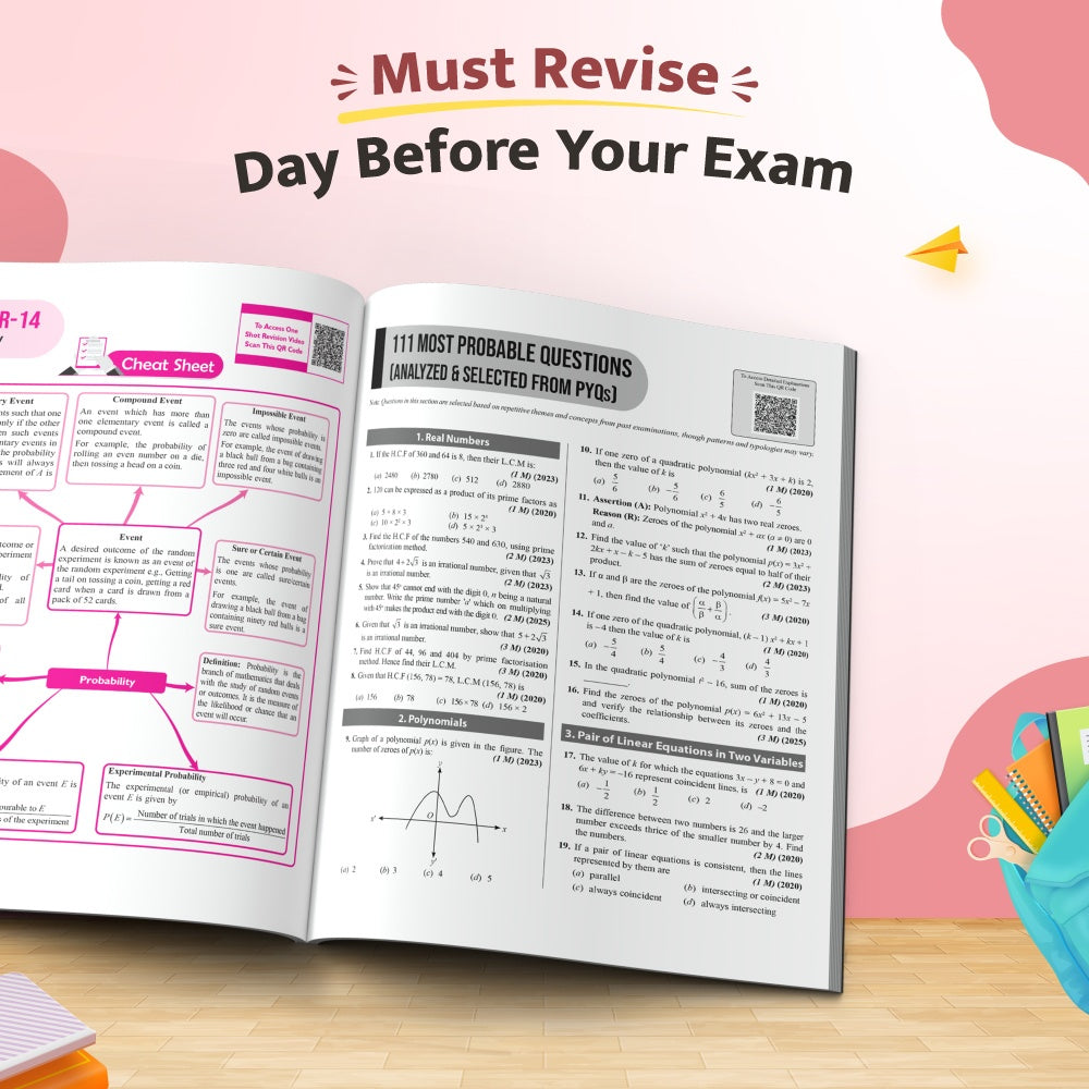 CBSE 15 Sample Question Papers Class 10 Basic Maths For 2027 Board Exam (New Pattern) | Mind Maps, 111 Most Probable Questions, Answering Templates