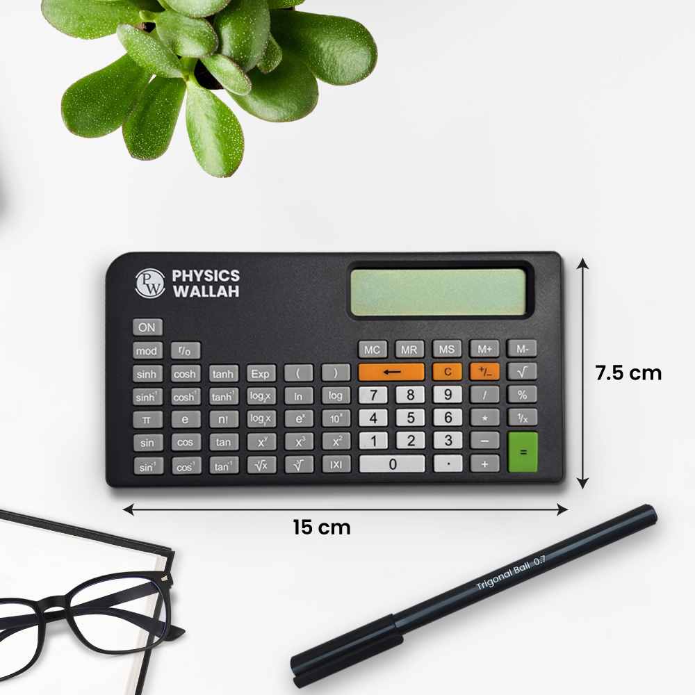 PW Grey Scientific Calculator | Advanced & Mini | Best for Engineering Students | Multi-functional, Easy-to-Use | Ideal for Complex Equations & School Use