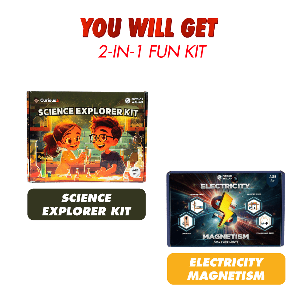 Science Kits 2-in-1 Gift Set | 150 Experiment Kit & Electricity and Magnetism Science Kit for 7 to 16 Years Old Kids | Educational Toys | Birthday Gifts Ideas for Kids