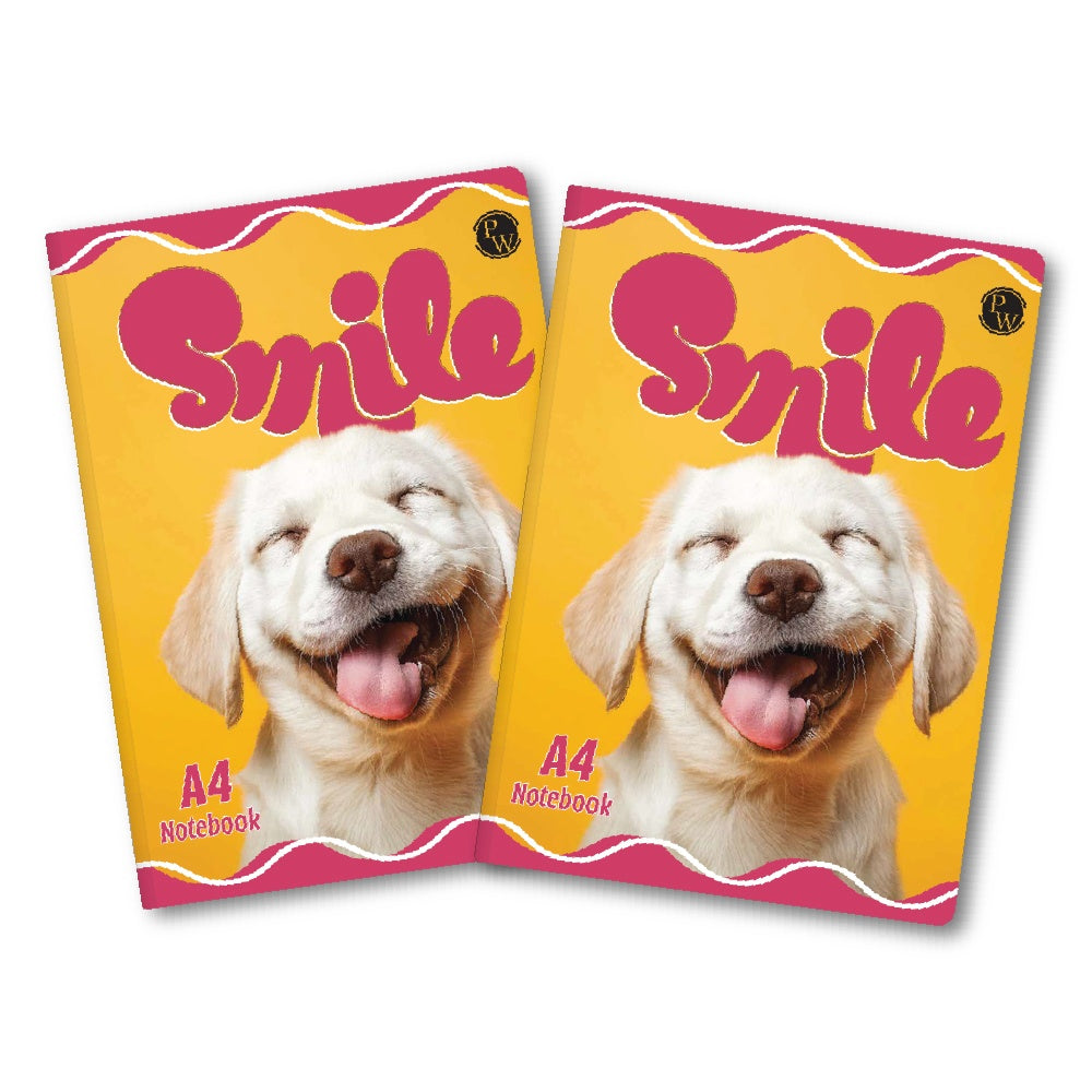 240 Pages A4 Notebook | Un-Ruled set of 2  | Ruled Notebook for School, College & Office Use | Smooth Paper | Durable Cover