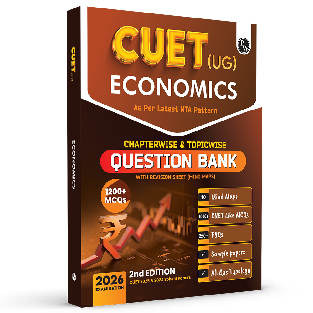 CUET (UG) Economics Chapterwise & Topicwise Question Bank for 2026 Exam | Theory & Exercise with Past Year Questions (2025-2022) PYQ and Mock Tests