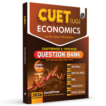 CUET (UG) Economics Chapterwise & Topicwise Question Bank for 2026 Exam | Theory & Exercise with Past Year Questions (2025-2022) PYQ and Mock Tests