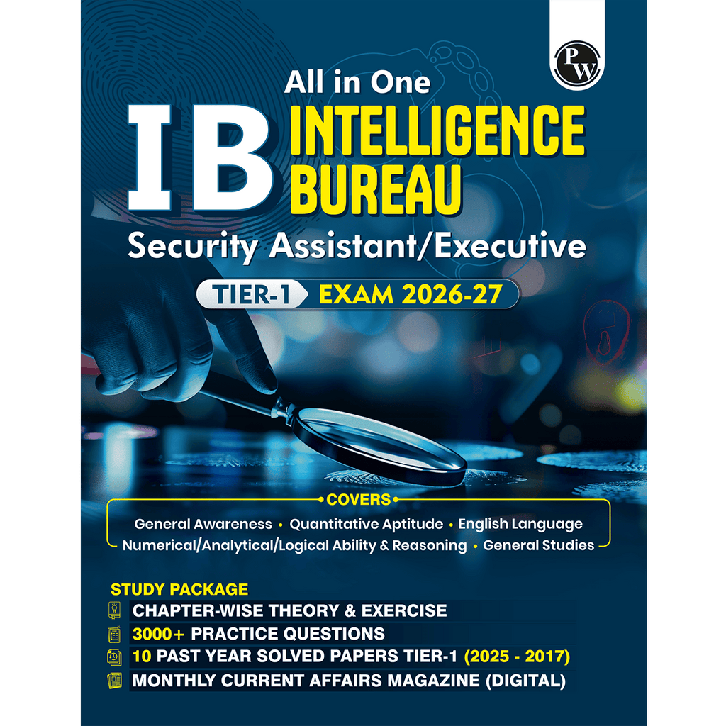 All in One IB (Intelligence Bureau) Security Assistant/Executive Tier-1 Exam 2026-27 | Chapterwise Theory, Short Tricks and 3000+ Practice Questions | 10 Years PYQs (2025-2027)