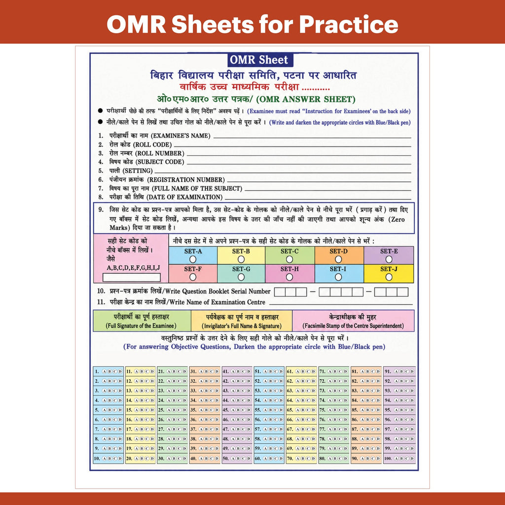 Bihar Board Class 12 JEET Guess Papers & Question Bank (Hindi Medium) Physics, Chemistry, Maths Combo Set of 3 Books For 2026-27 Exam | Chapterwise Mind Maps & PYQs, Model Papers with OMR Sheet