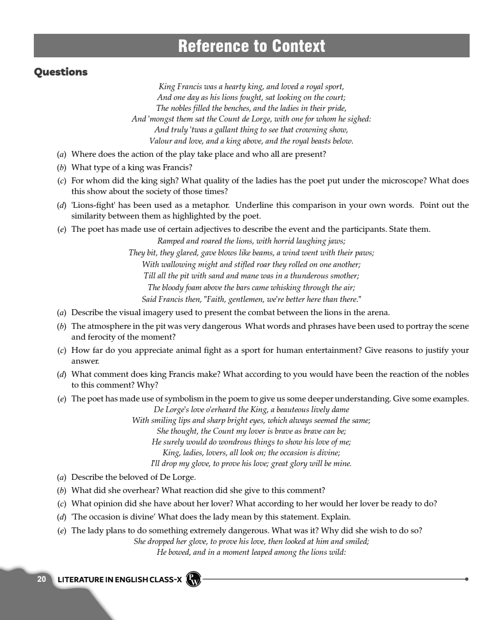 ICSE Class 10 Literature in English Paper 2 as Per Latest NEP For Exam 2024-25