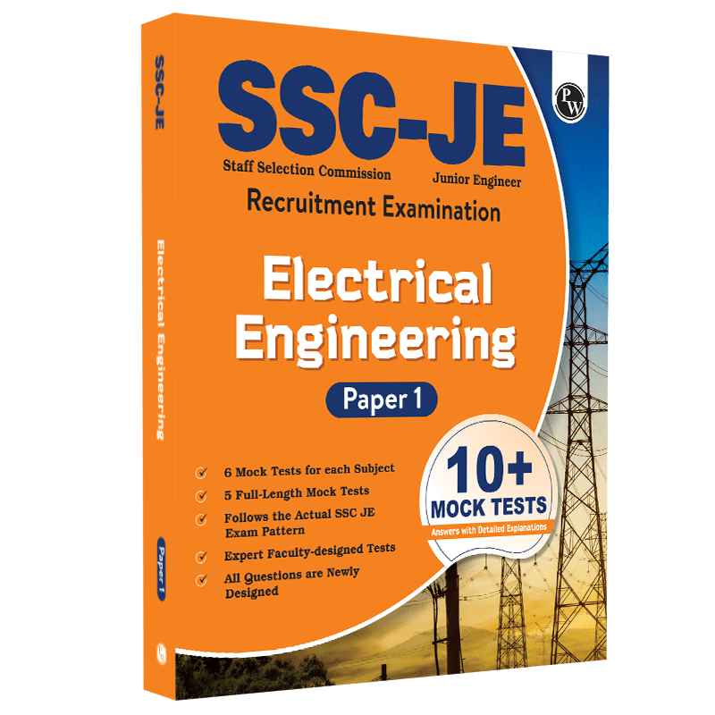 SSC JE Mock Test Electrical Paper- I, 6 Subject wise Mock tests and 5 Full length Tests, Fresh 1200+ Questions based on new SSC JE exam pattern