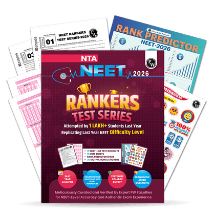 NTA 15 NEET Rankers Test Series 2026 Verified & Curated By Expert Faculties as per Latest NEET Difficulty | Rank Predictor, Motivational Sticker, 15 OMR Sheet & Solution Booklet - -