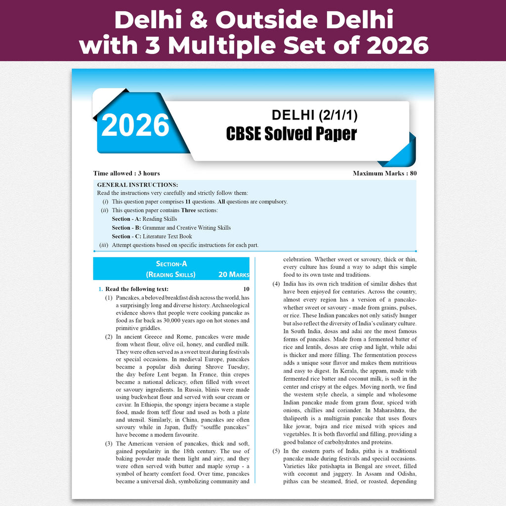 PW CBSE Class 10 English Language & Literature PYQ Chapter-wise, Topic-wise & Typewise 10 Years Solved PYQs (2026-2016) with 3 Multiple Sets of 2026 For 2027 Board Exams | Concept Maps, Competency Tagging
