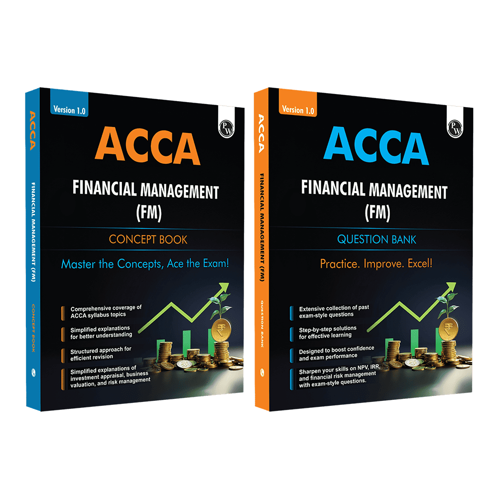 ACCA Financial Management (FM) Concept Book + Question Bank Combo Set of 2 Modules