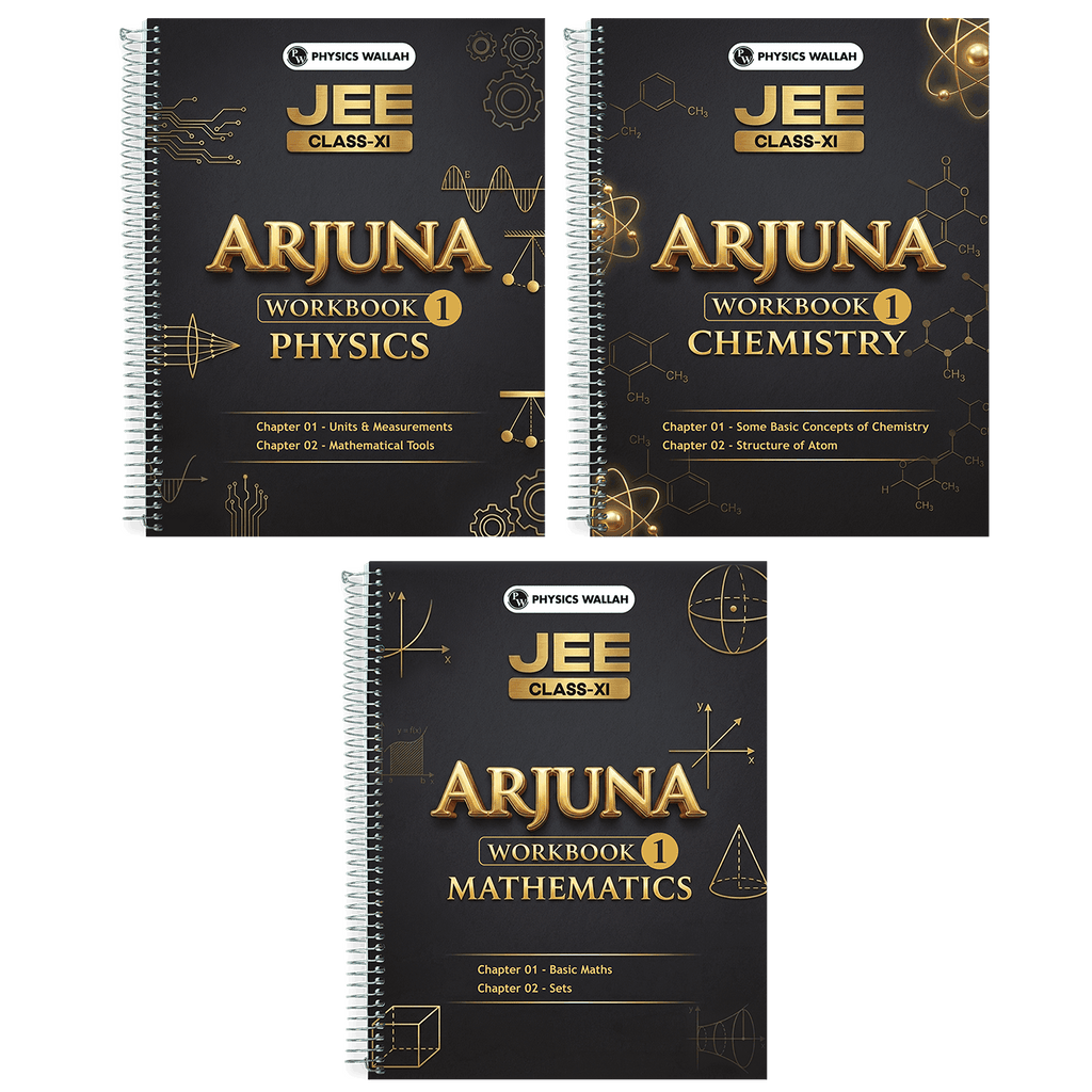 Arjuna For JEE Main & Advanced Class 11 Physics, Chemistry & Mathematics Workbook Combo Set of 3 Books (2026 Edition)