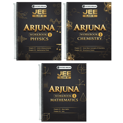 Arjuna For JEE Main & Advanced Class 11 Physics, Chemistry & Mathematics Workbook Combo Set of 3 Books (2026 Edition)