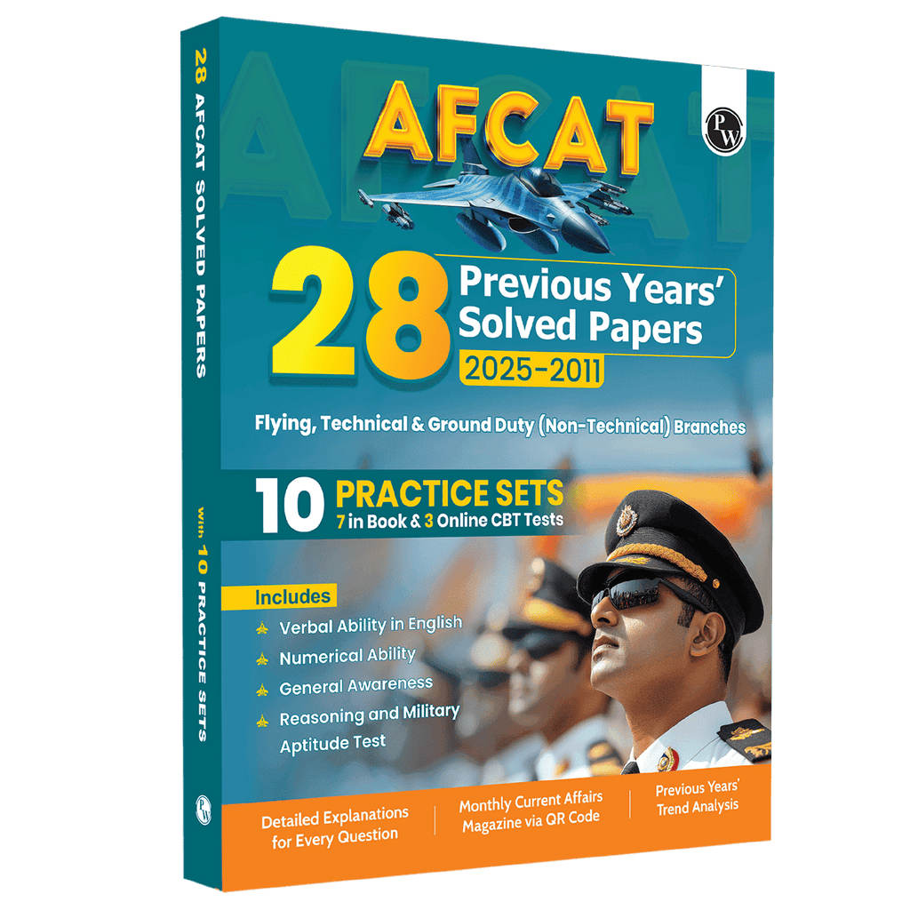 28 AFCAT Previous Years Solved Papers (2025 - 2011) For Flying, Technical & Ground Duty (Non-Technical) Branches For 2025-26 Exam | Previous Year Questions | PYQs | Fully Solved
