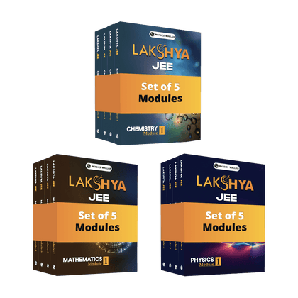 Lakshya For JEE Main & Advanced Class 12 Physics, Chemistry and Mathematics Modules with Solutions Combo Set of 15 Books For (2025 Edition)