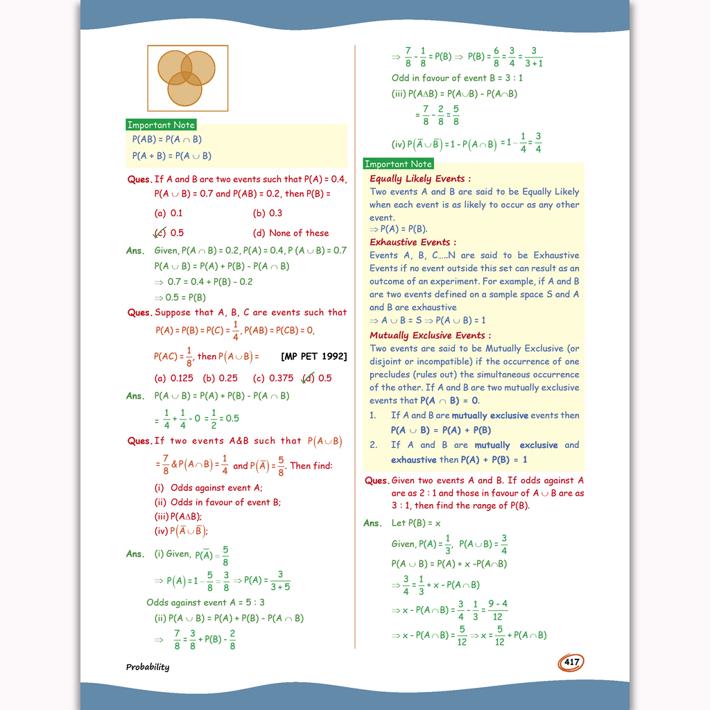 PW EaJEE Handwritten Notes For Mathematics Class 12 JEE Main & Advanced By Tarun Khandelwal (T.K. Sir) | Chapterwise and Topicwise Questions | Handpicked PYQs