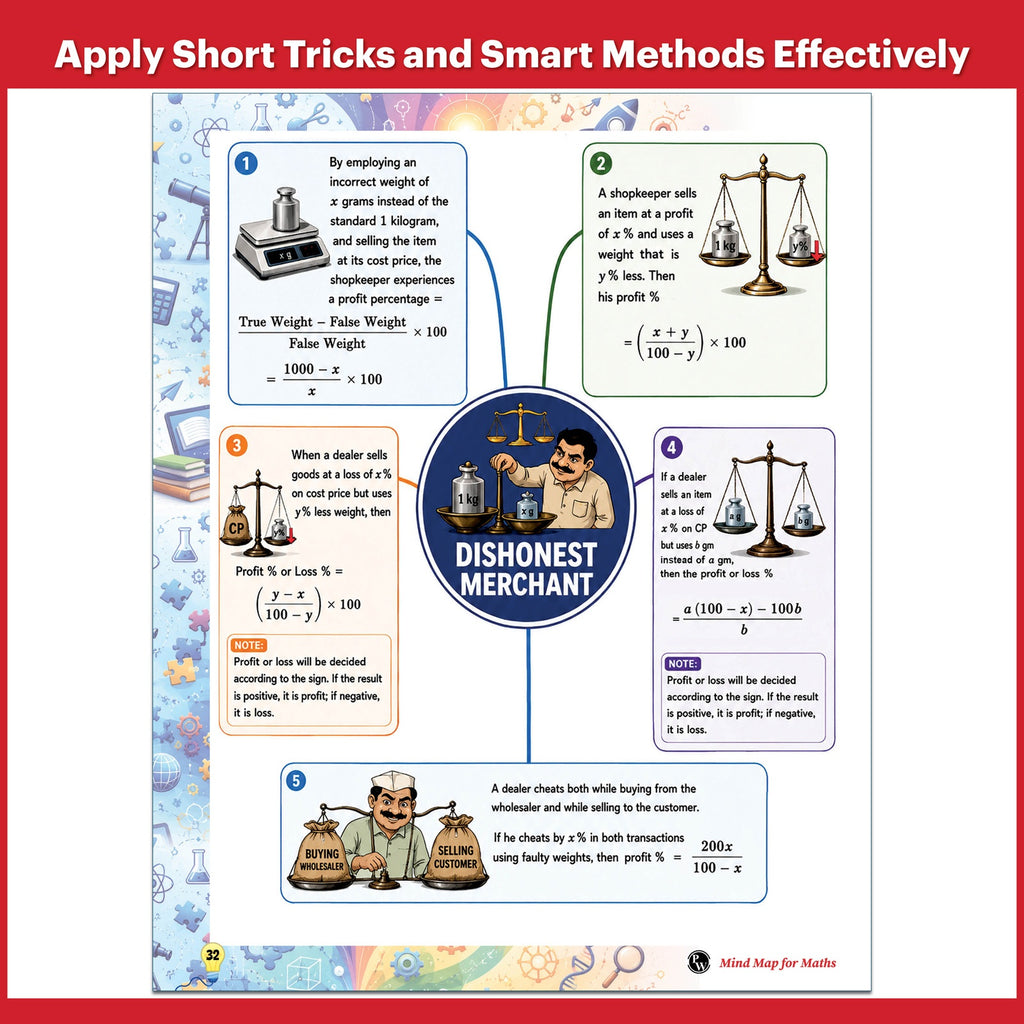 Fatafat Revision Mind Maps For Maths | Formula, Shortcut Tricks, Concepts | For SSC, Banking, Railway, Defence, CUET, Teaching and other Competitive Exams English Edition