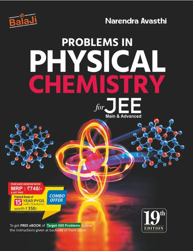Balaji Problems in Physical Chemistry for JEE (Main & Advanced) - 19th Edition, 2026