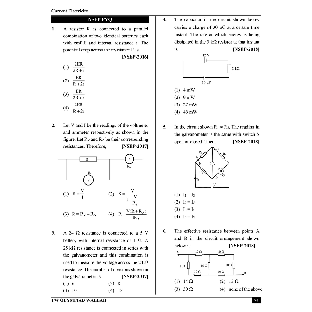 Olympiad Wallah NEET-Olympiad Excellence 12th Physics Part 1 For 2026 | For NSEP, NEET, INPhO & IPhO Exam | Expert Crafted Content | PYQ, Challenging Problems With Detailed Solutions