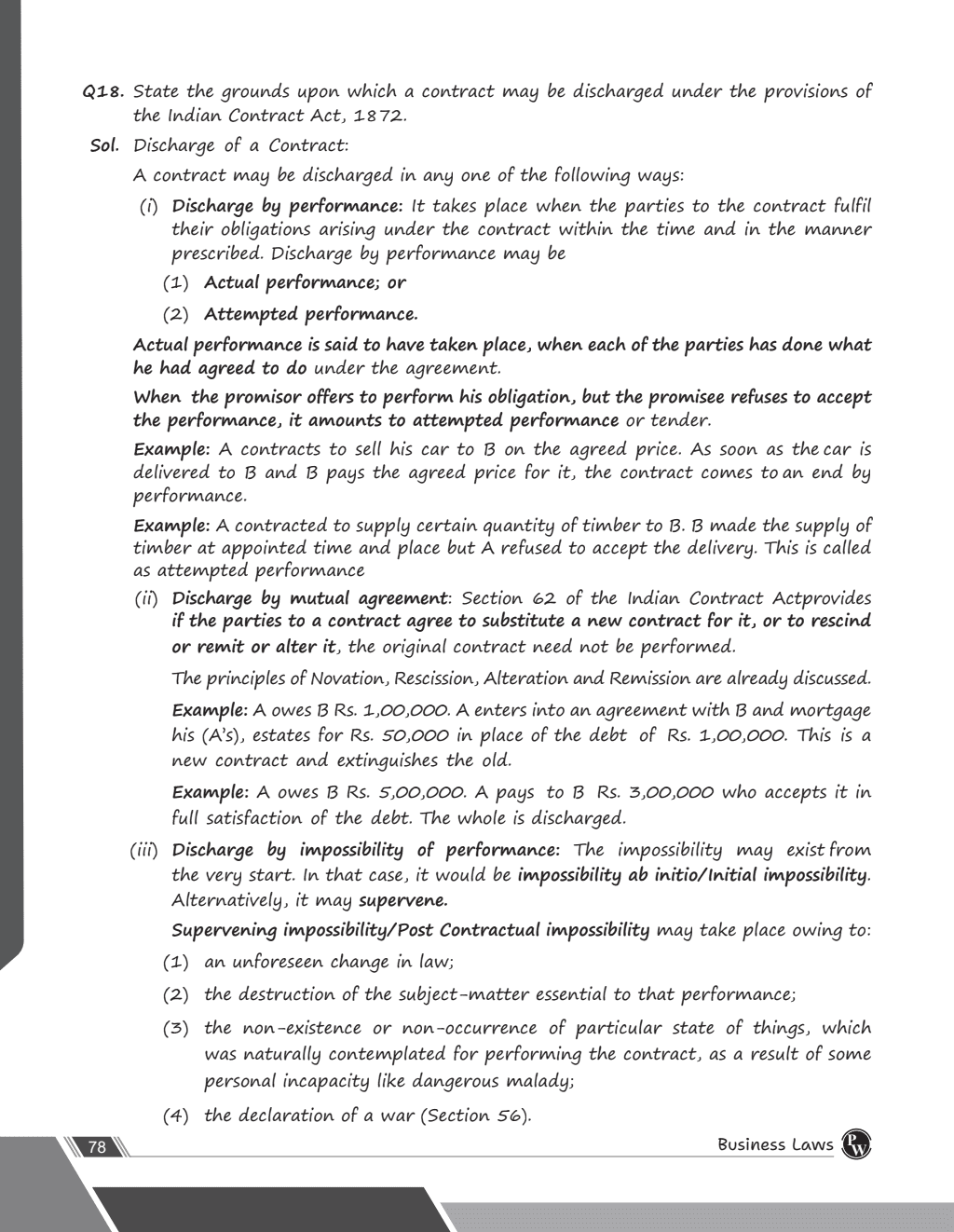 CA Foundation Business Laws | Including PYQs, MTP, RTP and All Important Questions | Latest Syllabus (For 2024 Exams)