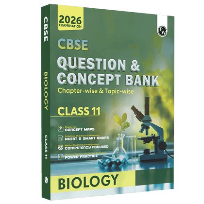 CBSE Question & Concept Bank (QCB) Class 11 Biology Chapter-wise and Topic-wise Solved Questions For 2026 Exams with Competency Based Question