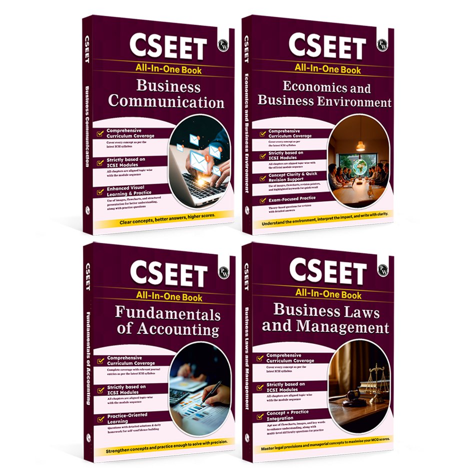 CSEET Combo Set of 4 Books for October 2026 Attempt