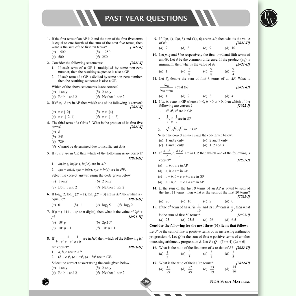 Shaurya NDA/NA Mathematics Book with Latest 2025 Solved Paper | National Defence Academy & Naval Academy Entrance Examination For 2025-26