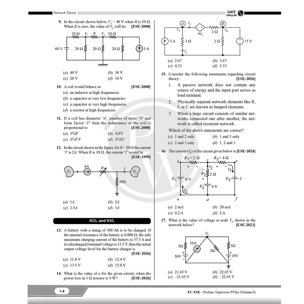 UPSC ESE 2027 Topicwise 28 Previous Years Solved Questions Electronics & Communication Engineering Preliminary Examination Volume 1 & 2 Combo Set of 2 Books