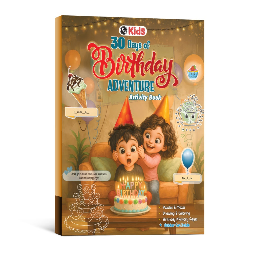 Activity Book, 30 Days of Birthday Adventure