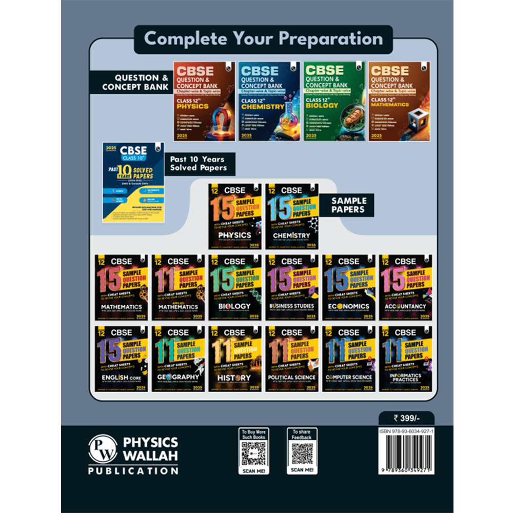CBSE Question & Concept Bank (QCB) Class 12 English 2024 - 2025 Core Chapter-wise and Topic-wise Solved Questions