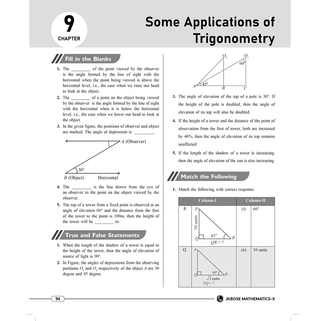 JKBose Class 10 End Game For Last Minute Preparation Book For 2027 Exams | Science, Mathematics and Social Science | Chapterwise Cheat Sheets, Quick Recall Selected Most Probable Questions
