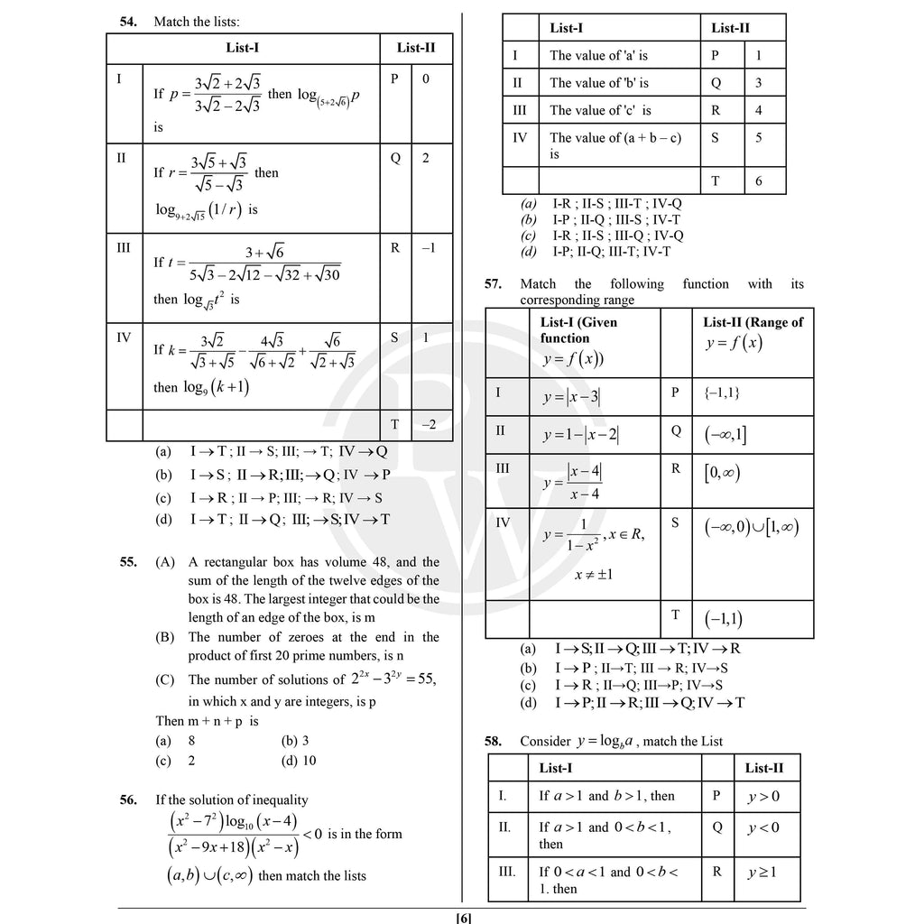 Mission 100 Mathematics Crash Course For JEE 2027 Exam | 2000+ Practice Questions Based on JEE Pattern with Detailed Solutions