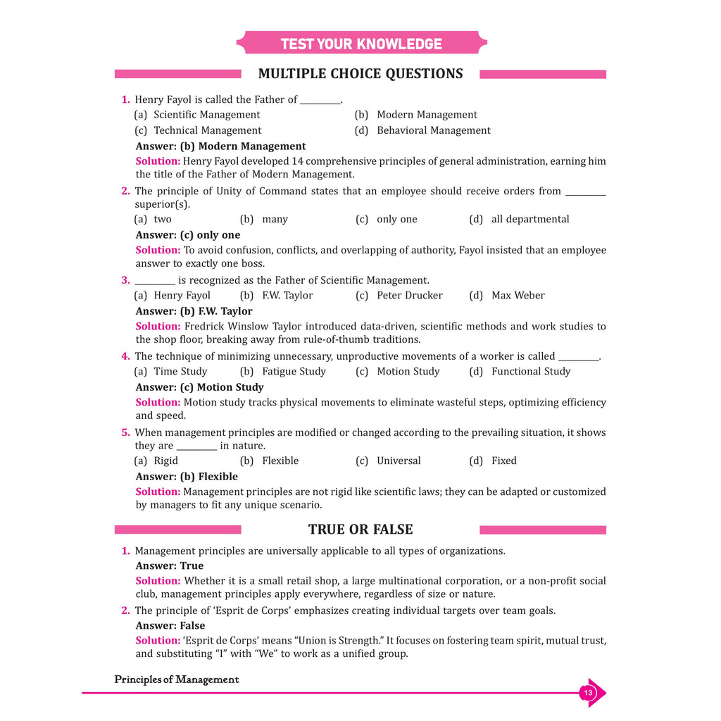 PW Maharashtra Board Organization of Commerce & Management for Class 12 | Includes 5 Years of Solved PYQs, Mind Maps, & Summaries for Quick Revision