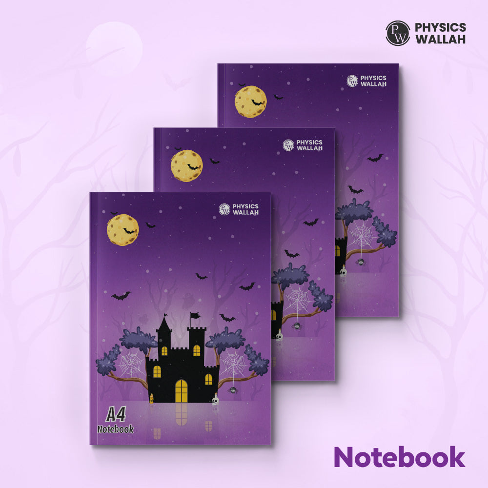 172 Pages A4 Notebook | Single Line set of 6| Ruled Notebook for School, College & Office Use | Smooth Paper | Durable Cover