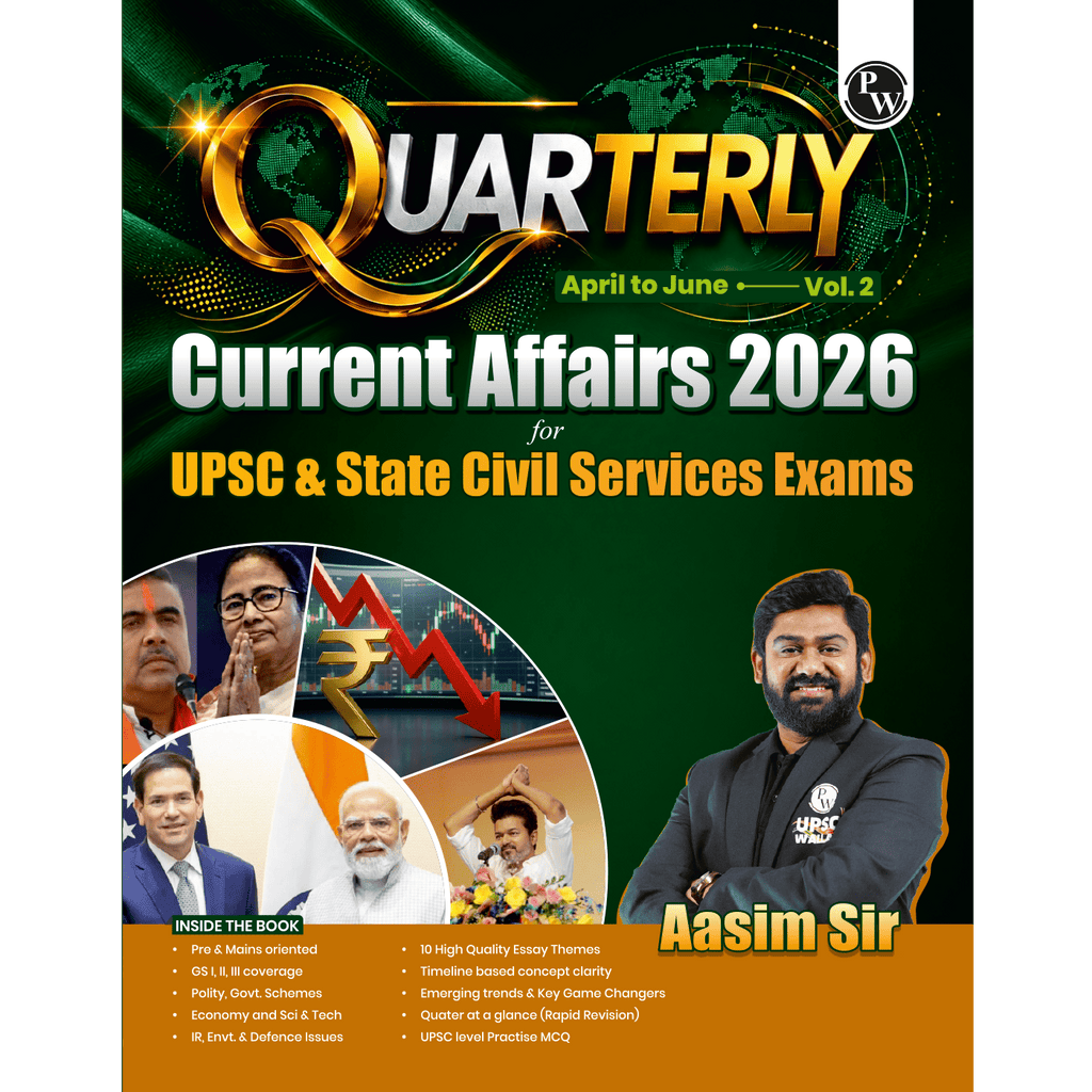 UPSC Quarterly Current Affairs Magazine Vol. 2 April to June 2026 By Aasim Sir | For UPSC & State Civil Services Exams 2026-27 English Edition | GS l, GS ll, GS lll Integrated Coverage