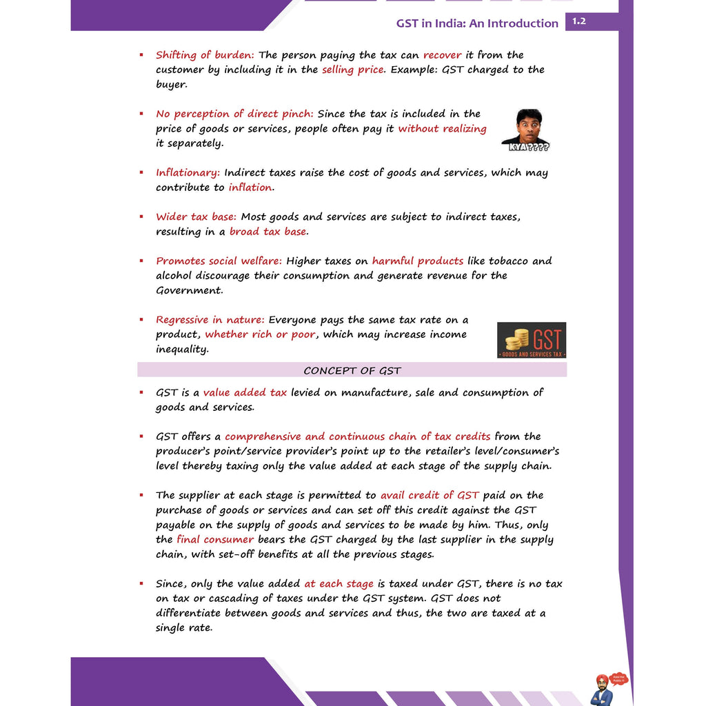 CA Intermediate Group 1 Goods & Services Tax Concept Book & Question Bank Combo Set of 2 Books By CA Jasmeet Singh For May 2027 Exams | Covering Theory, Exercises and PYQs