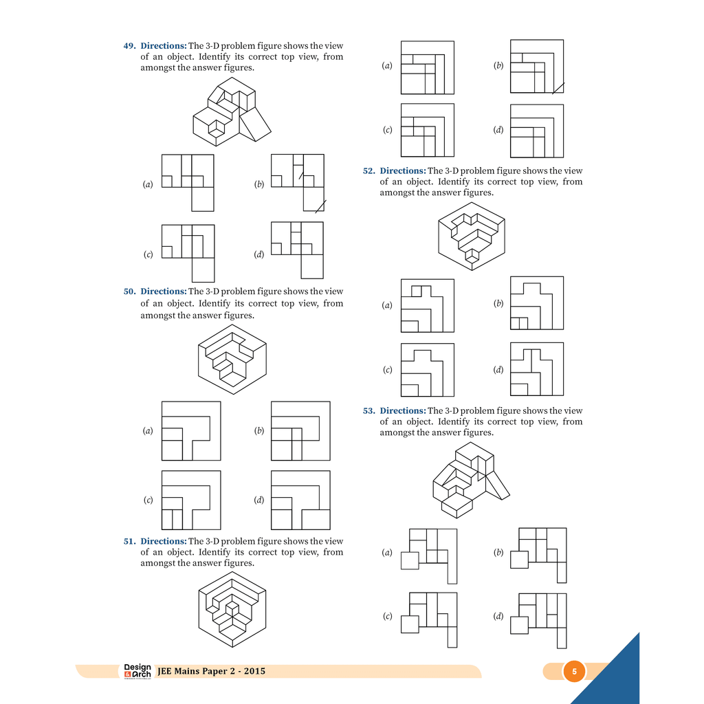 PW 6 Design & Architecture PYQ Previous Years' Solved Papers (2015 - 2020) JEE Mains Paper 2