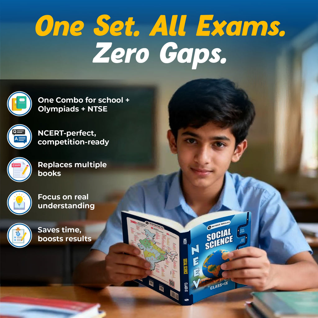 Neev For Class 9  Social Science, MAT, English COMBO Set of 3 (2026 Edition)