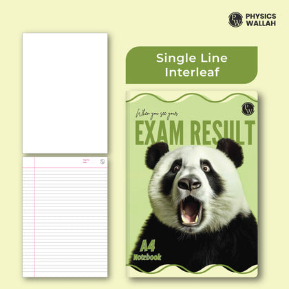 172 pages notebook