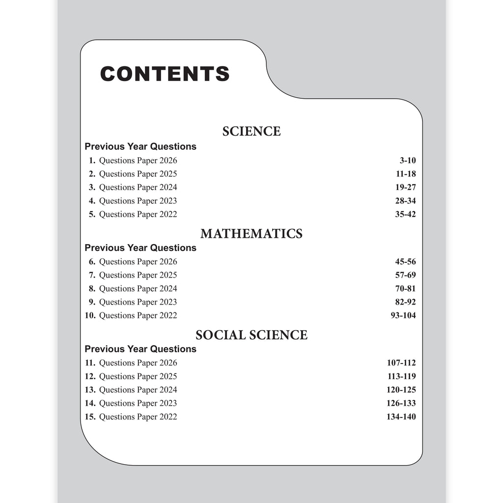 PW Class 10 MP Board Past 5 Years Solved Papers (2026-2022) For 2027 Exam Pattern (English Medium) | Science, Mathematics, English, Social Science, Sanskrit, Hindi