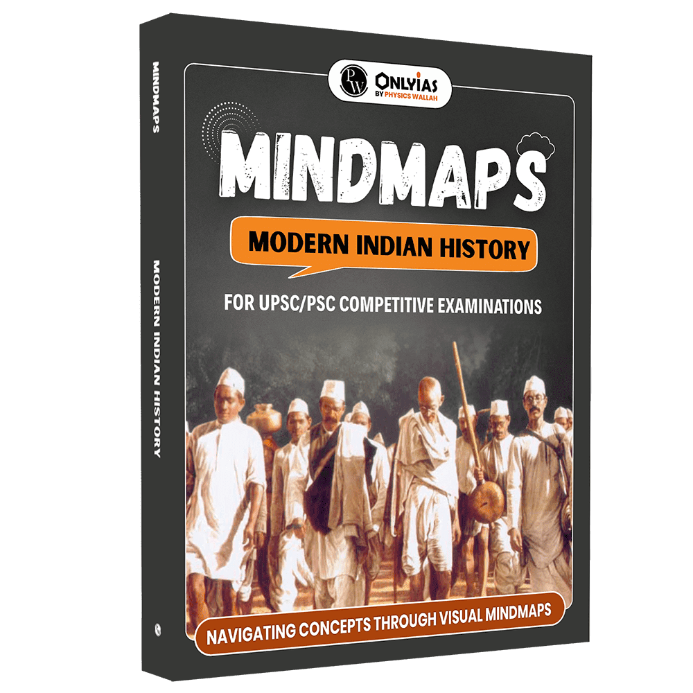 UPSC Mindmaps Modern Indian History For UPSC/PSC Competitive Examinations | Navigating Concepts Through Visual Mindmaps