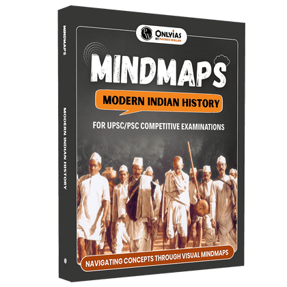 UPSC Mindmaps Modern Indian History For UPSC/PSC Competitive Examinations | Navigating Concepts Through Visual Mindmaps