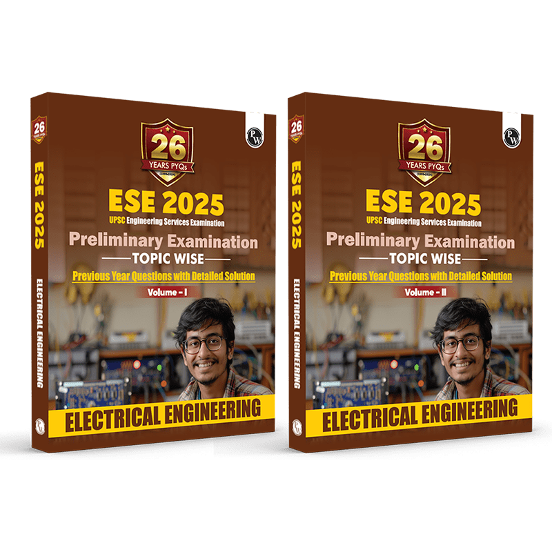 UPSC ESE Topicwise Previous Years Solved Questions 26 Years PYQs Electrical Engineering Preliminary Examination Volume 1 & 2 Combo Set of 2 Books