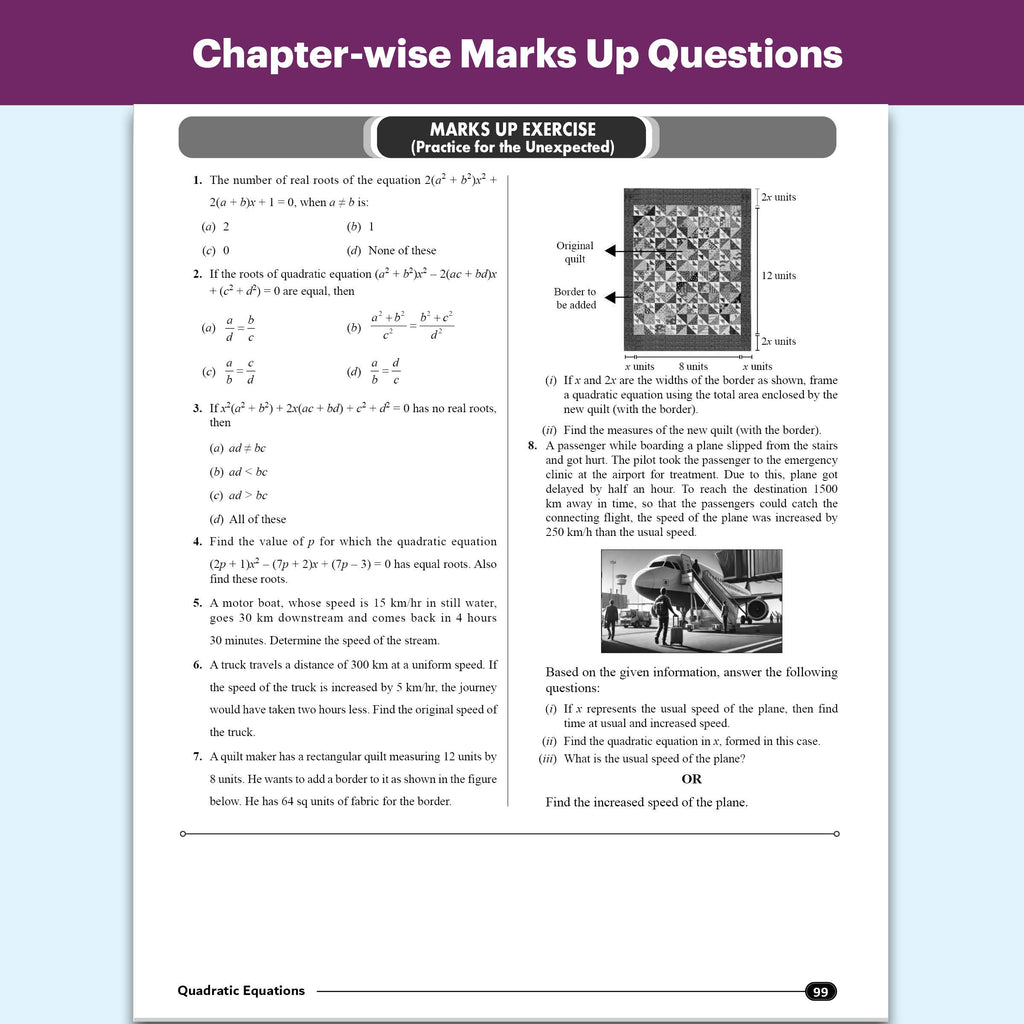 CBSE Improvement Score Amplifier Class 10 Maths For 2026 Improvement Board Exams | 5 PYQs Sets of 2026 Solved Papers | Sample Papers & Chapter-wise Concepts Maps