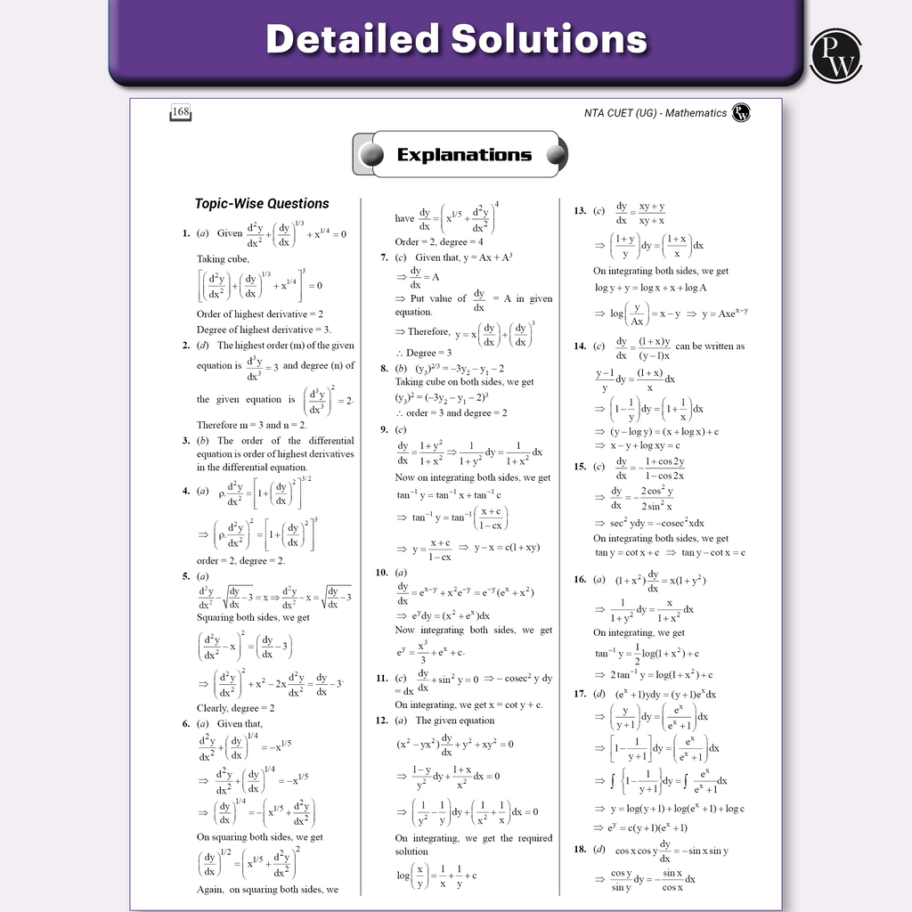 CUET (UG) Mathematics Chapterwise & Topicwise Question Bank for 2026 Exam | Theory & Exercise with Past Year Questions (2025-2022) PYQ and Mock Tests